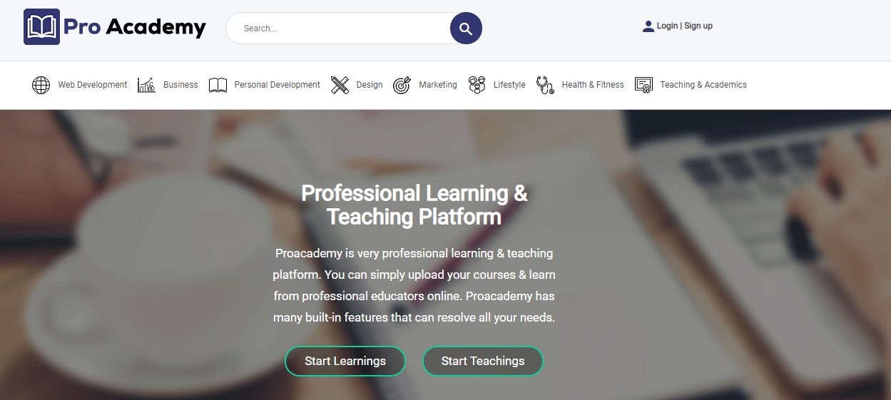 Proacademy 2 - LMS & Live Classes Marketplace